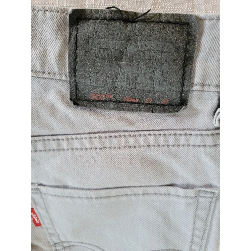 Levi's 510 Super Skinny Men's Jeans Size 14 Regular 27x27 Gray Denim